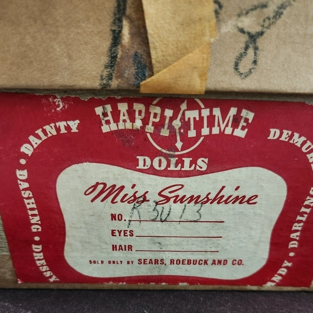 Rare Happitime Doll in Box 1950’s For Sears Roebuck - Picture 2 of 8